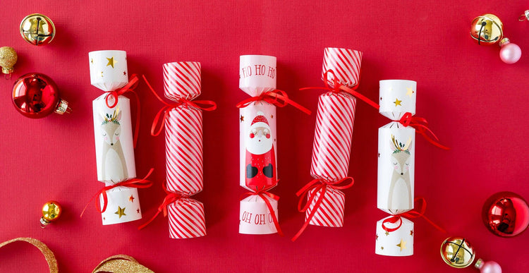 Whimsy Christmas Cracker Set, Set of 12 Party Crackers from My Mind's Eye