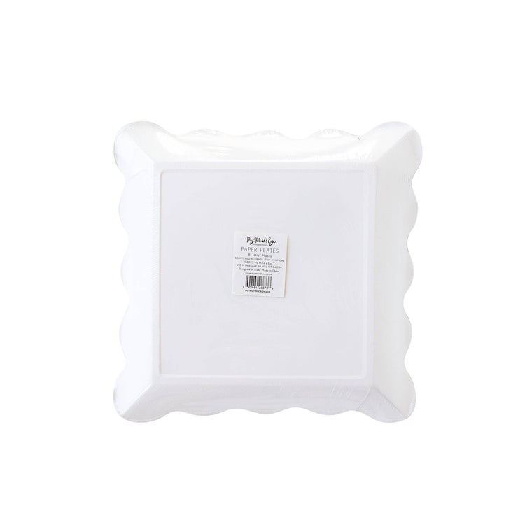 Harvest Scattered Acorn Paper Plate, Thanksgiving Dinner Plate