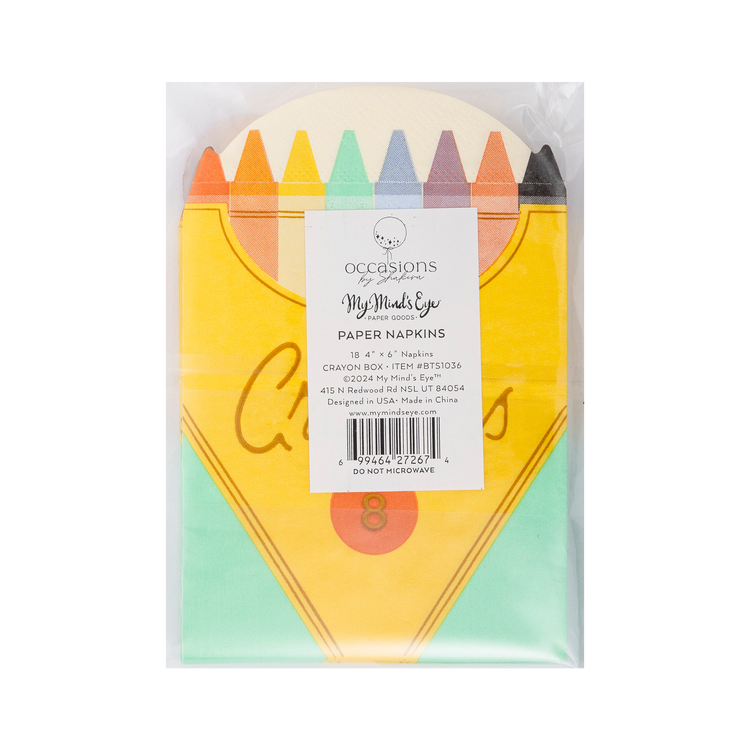 My Mind’s Eye - BTS1036 - Occasions By Shakira - Crayon Box Napkin