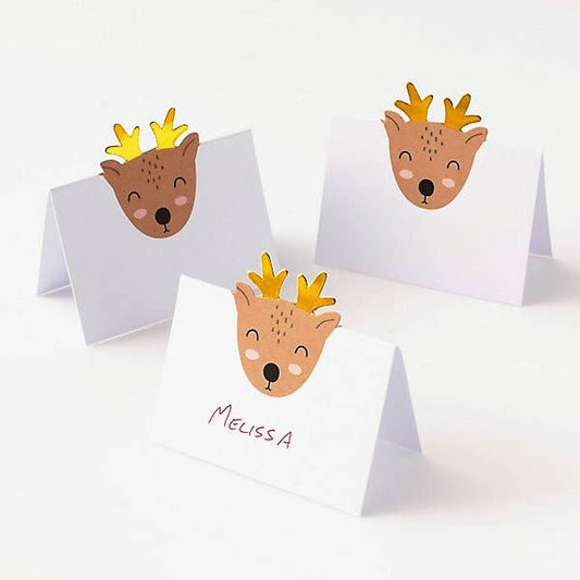 Reindeer Place Cards for Christmas