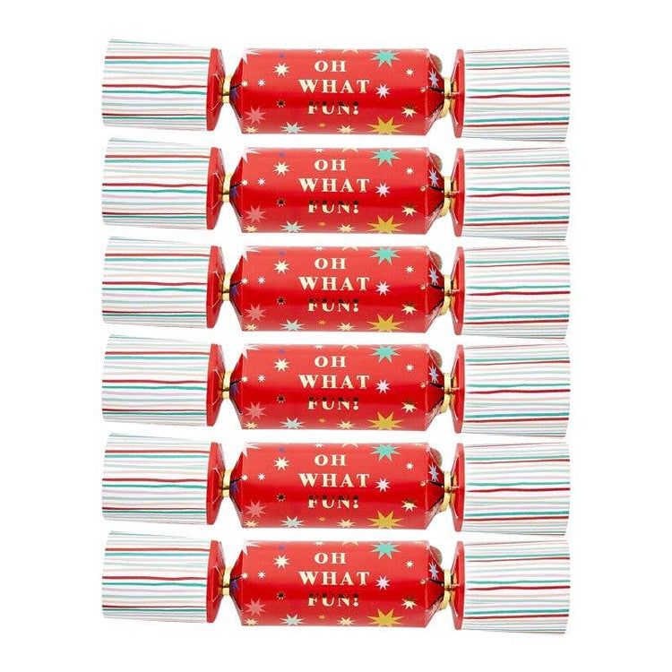 Slant Collections by Creative Brands - Mini Crackers - Oh What Fun - 6ct