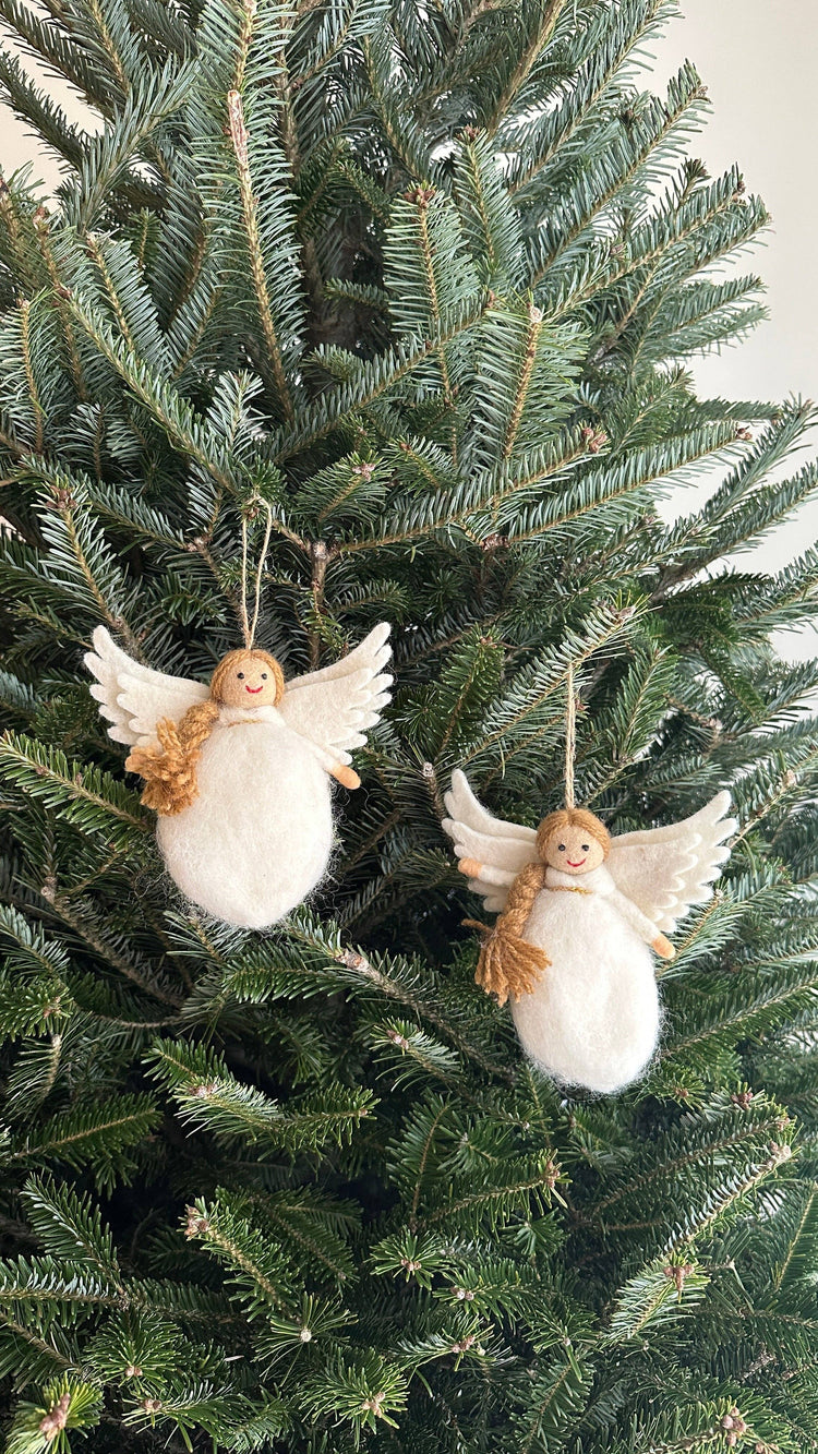 Deer Harbour Design - Felt Angel Christmas Ornament