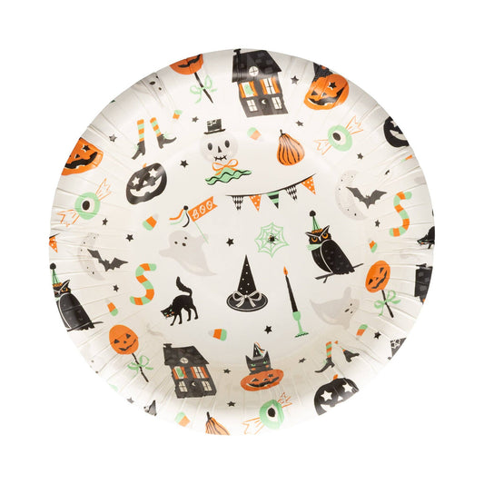Halloween Bowls, Tricks & Treats Paper Bowls