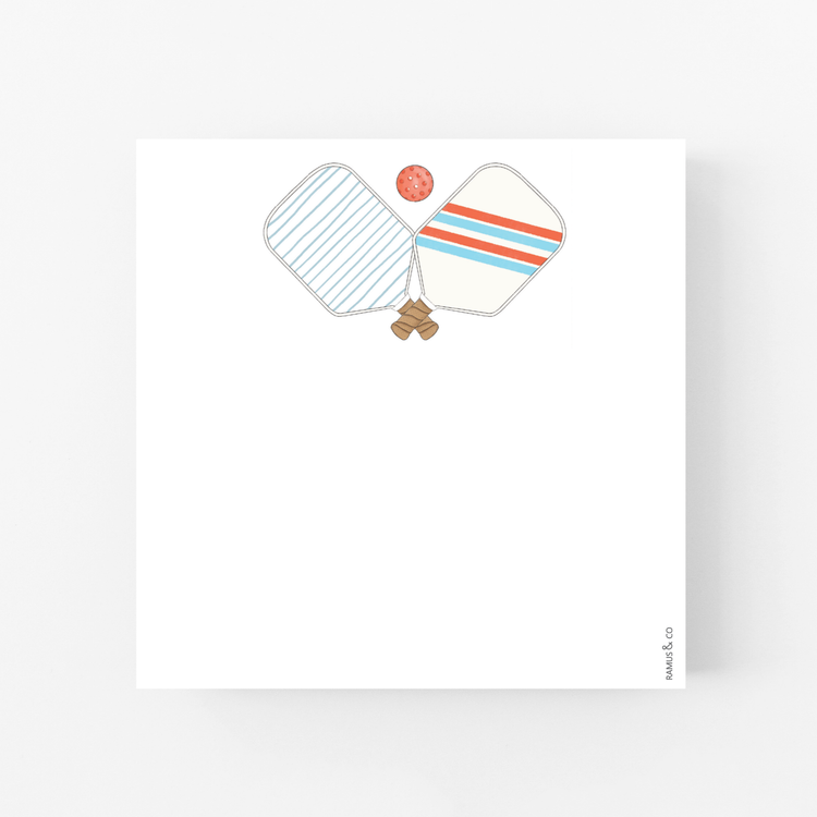 Ramus & Co. - Pickleball Square Notepad