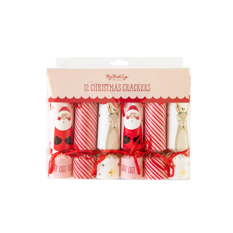 Whimsy Christmas Cracker Set, Set of 12 Party Crackers from My Mind's Eye