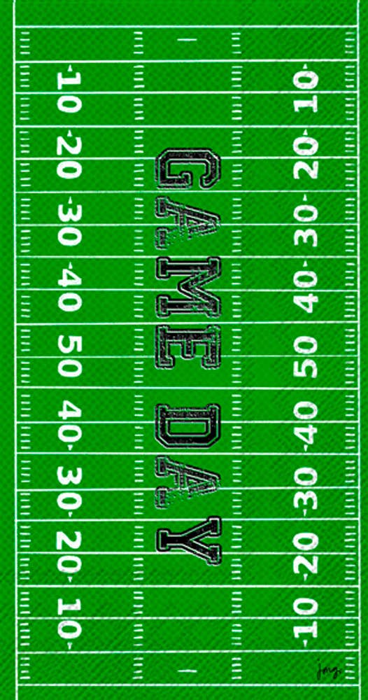 Game Day Field Football, Paper Guest Towels 16 count