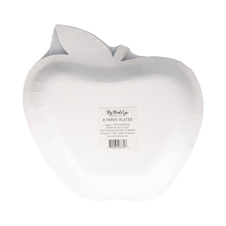 My Mind’s Eye - APP1140 - Apple Shaped Paper Plate