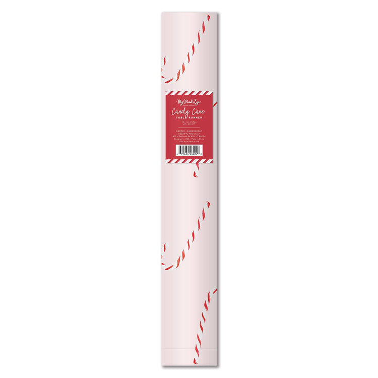 My Mind’s Eye - WHM1020 - Whimsy Santa Candy Cane Paper Table Runner