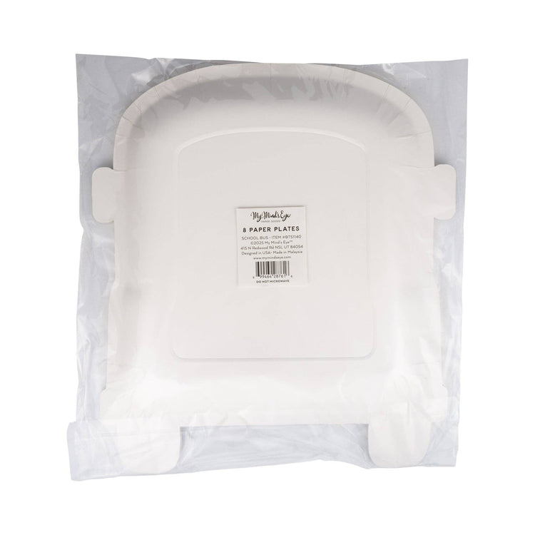 My Mind’s Eye - BTS1140 - School Bus Shaped Paper Plate