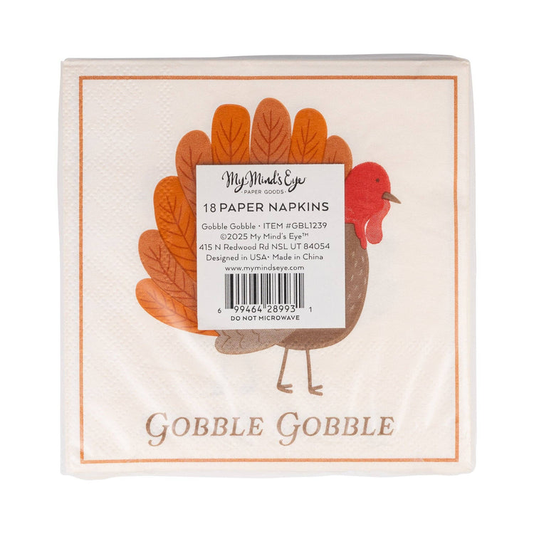 My Mind’s Eye - GBL1239 - Gobble Gobble Cocktail Napkin