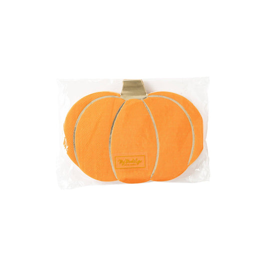 Thanksgiving Pumpkin Napkins | Pumpkin Shaped Napkin Set