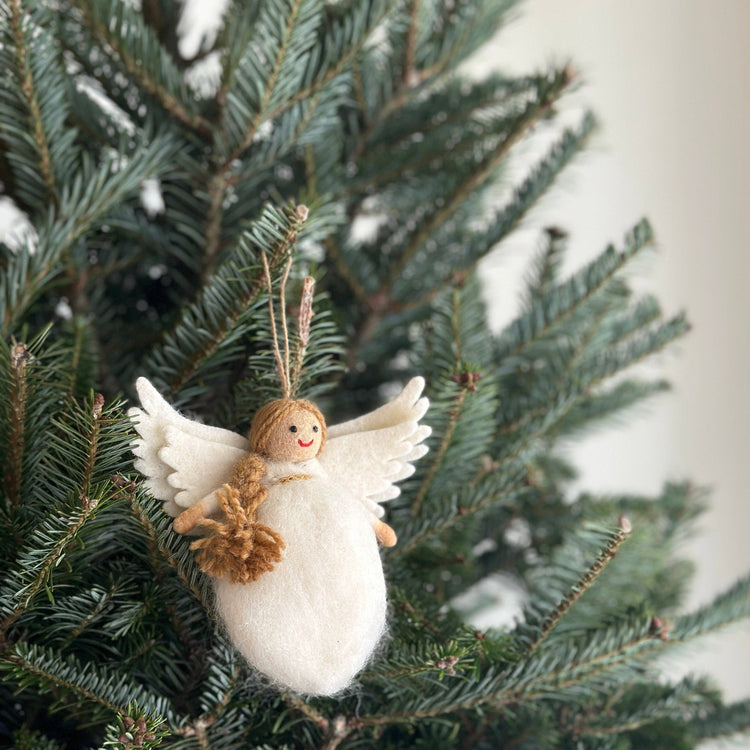 Deer Harbour Design - Felt Angel Christmas Ornament