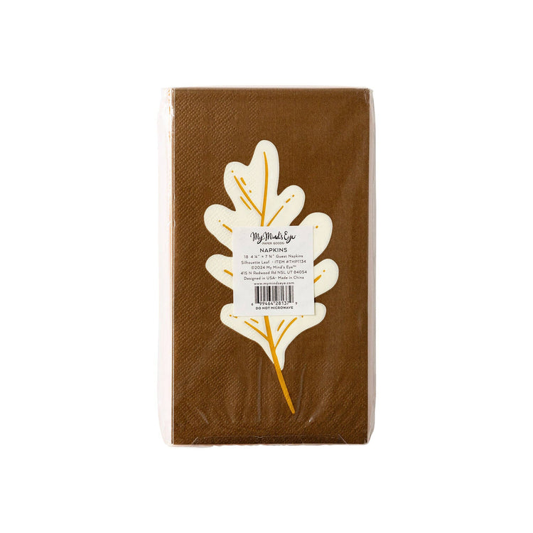 Oak Leaf Napkin Set, Thanksgiving Guest Napkins