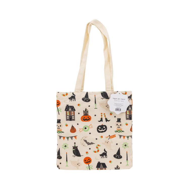 Halloween Bag, Tricks & Treats Canvas Tote Bag