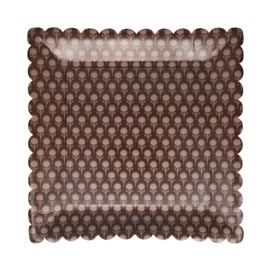 Thanksgiving Plates | Thanks Dark Floral 10" Paper Plate