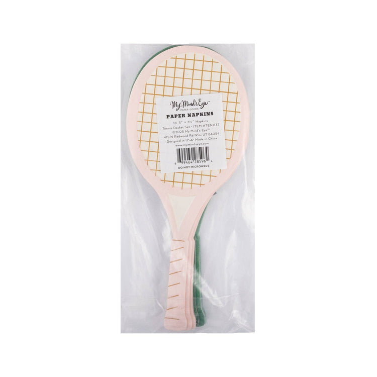 My Mind’s Eye - TEN1137 - Tennis Racket Napkin Set