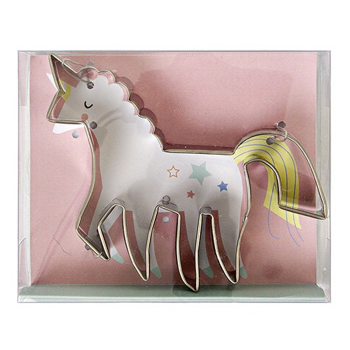 Unicorn Cookie Cutter, Meri Meri Unicorn Shaped Cookie Cutter in Presentation Box, Great for unicorn-themed birthday parties!