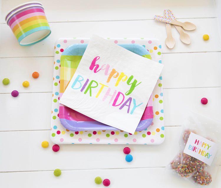 Rainbow Ice Cream Cups, Set of 8 Rainbow Striped Ice Cream/Candy Cups, Holds 5.5 Ounces