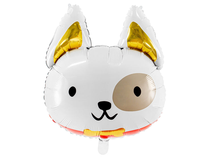 Puppy Balloon, Adorable Mylar Dog Balloon Can Be Inflated With or Without Helium, Great for a Puppy Pawty