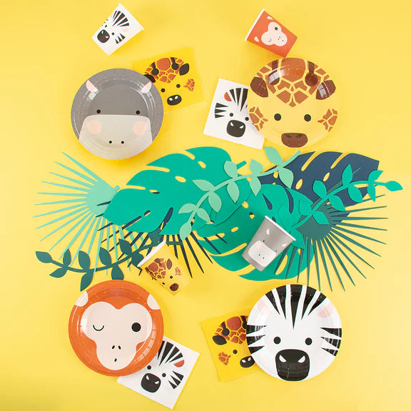 Safari Animal Party Cups, Set of 8 Paper Safari Cups, From My Little Day