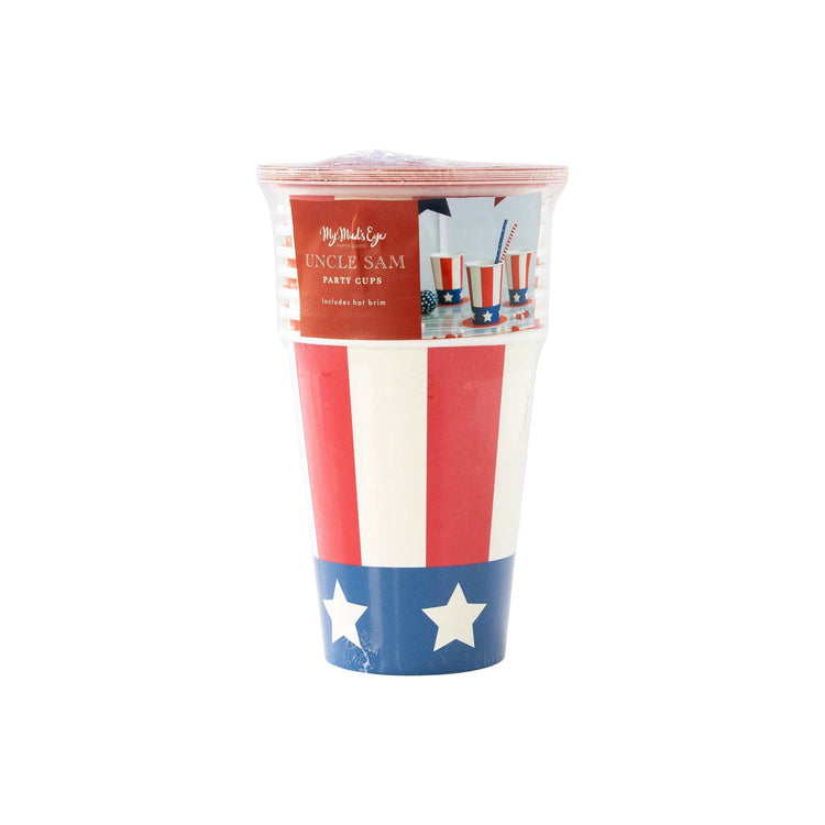 My Mind’s Eye - SSP916 - Uncle Sam Paper Cups - Cohasset Party Supply