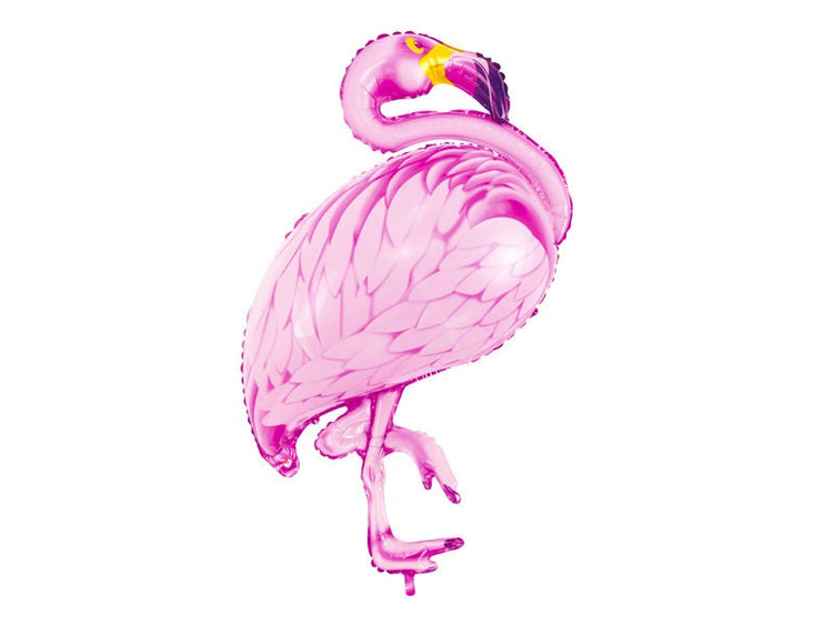 Large Flamingo Mylar Balloon, 37" Flamingo Foil Balloon That Can Be Inflated With or Without Helium - Cohasset Party Supply