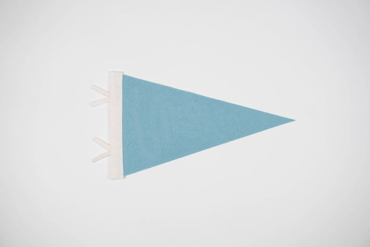 Cohasset Felt Pennant Flag — Sail-Shaped Town Pride Banner, Black