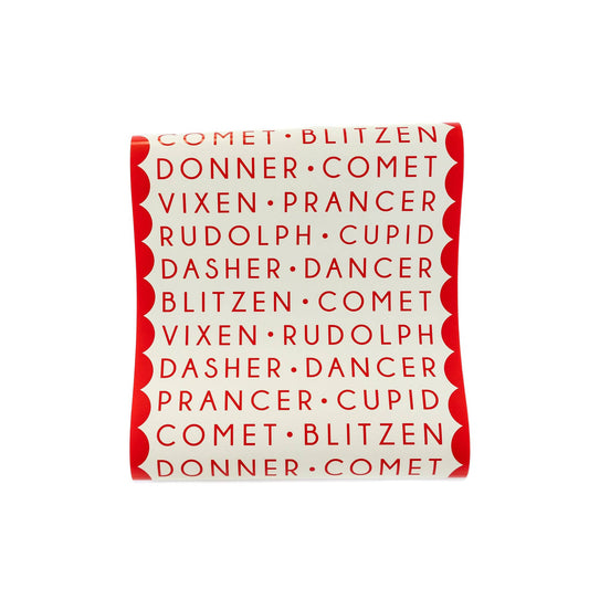My Mind’s Eye - BEC821 - Dear Rudolph Reindeer Names Paper Table Runner