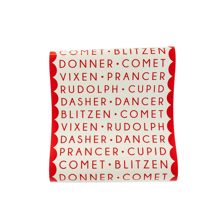 My Mind’s Eye - BEC821 - Dear Rudolph Reindeer Names Paper Table Runner