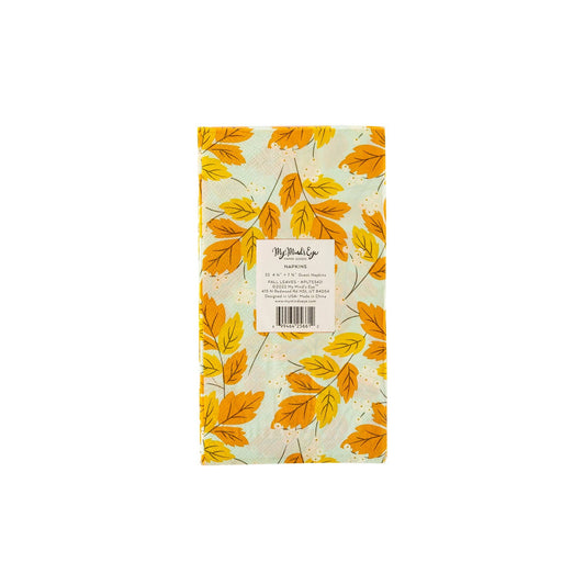 Fall Leaves Guest Towel Napkin, Great for Thanksgiving