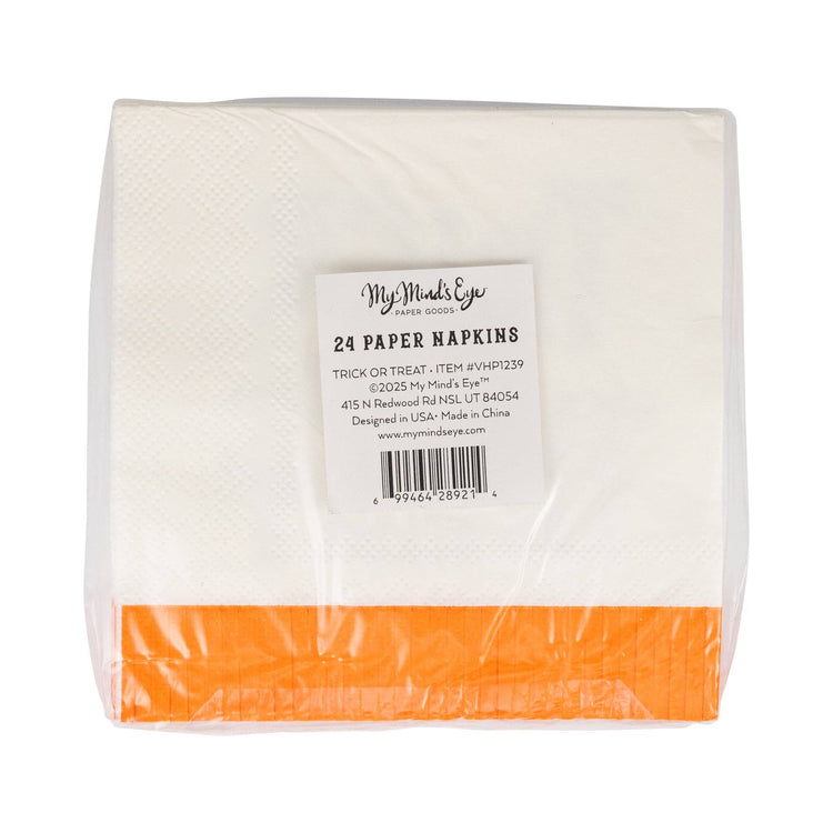 My Mind’s Eye - VHP1239 - Vintage Trick or Treat Cocktail Napkin