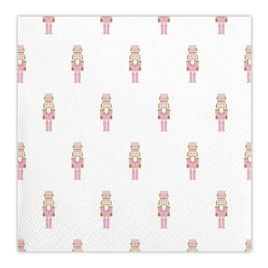 Slant Collections by Creative Brands - Beverage Napkins - Nutcracker