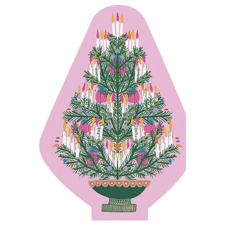 Slant Collections by Creative Brands - Thimblepress x Slant Jumbo Shaped Napkin -Vintage Tree 16ct