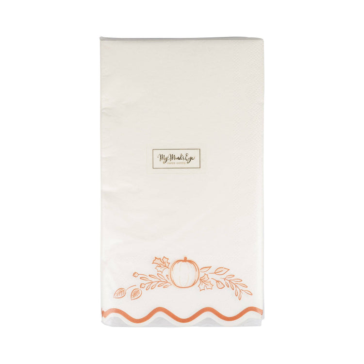 My Mind’s Eye - FAL1239 - Falloween Pumpkin Guest Napkin