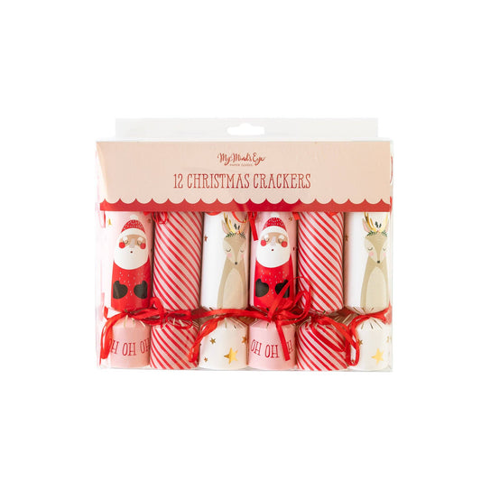 Whimsy Christmas Cracker Set, Set of 12 Party Crackers from My Mind's Eye