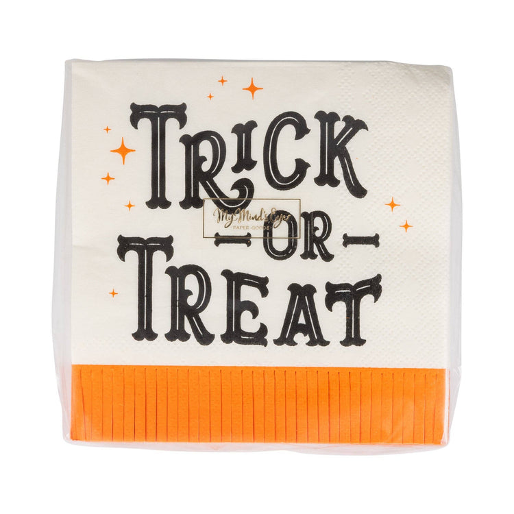 My Mind’s Eye - VHP1239 - Vintage Trick or Treat Cocktail Napkin