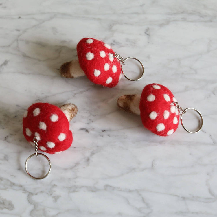 Deer Harbour Design - Felt Mushroom Ornament: Ornament