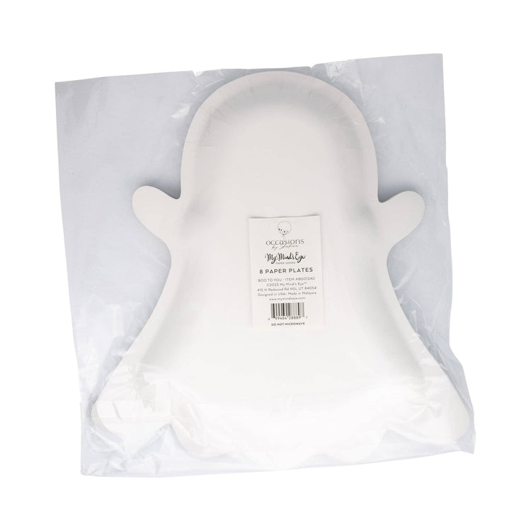 My Mind’s Eye - BOO1240 - Occasions Boo Ghost Shaped Paper Plate