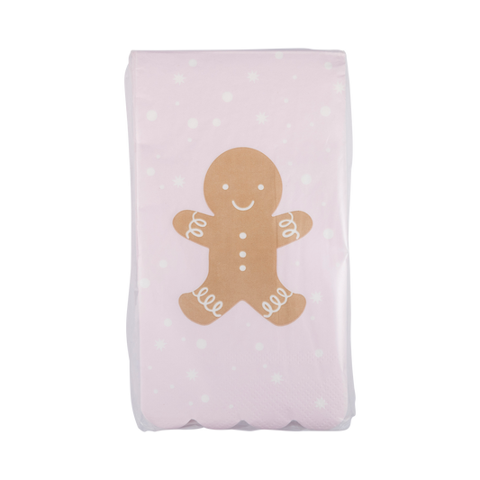 My Mind’s Eye - PLNP651 - Gingerbread Man Scallop Guest Napkin