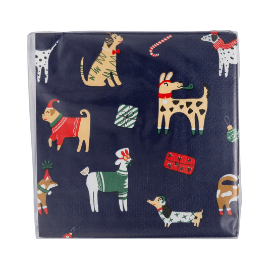 My Mind’s Eye - PLNP607 - Christmas Dogs Cocktail Napkin