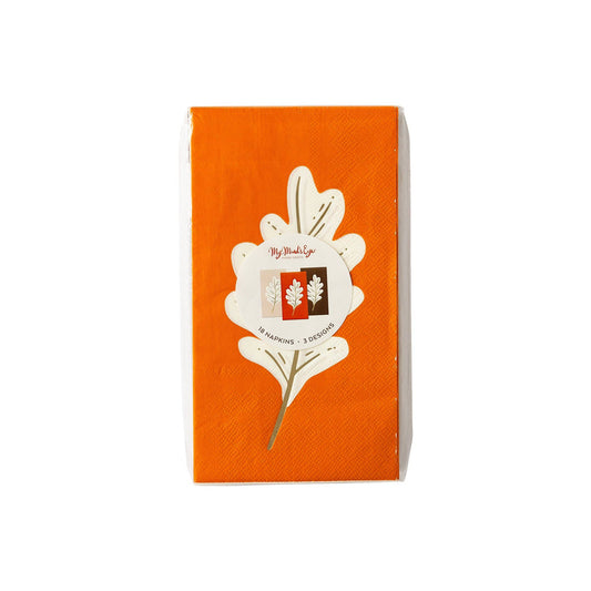 Oak Leaf Napkin Set, Thanksgiving Guest Napkins