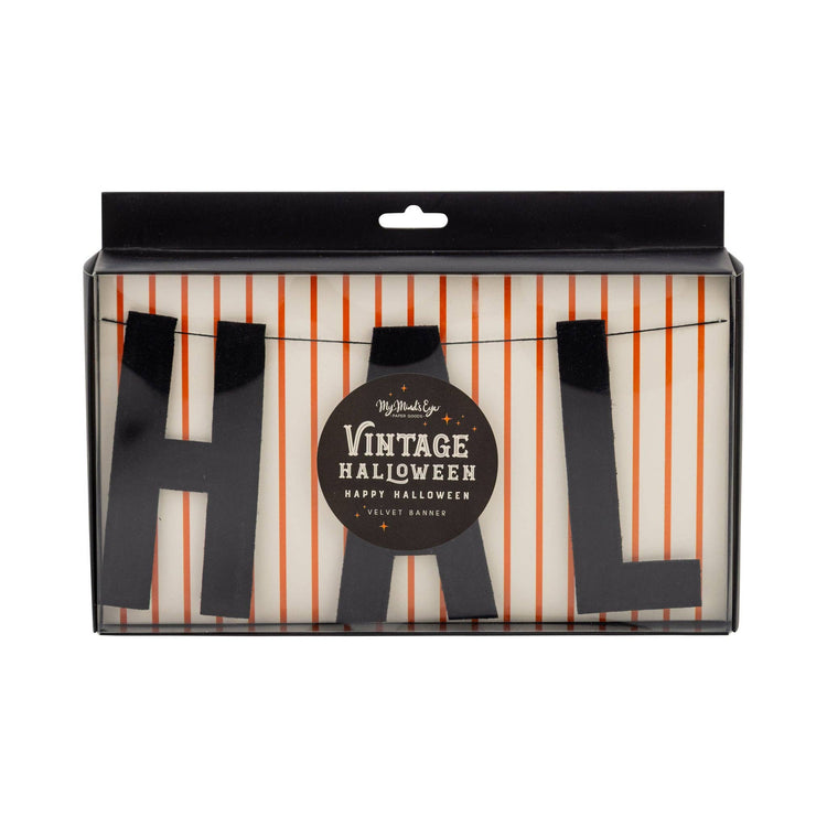 My Mind’s Eye - VHP1202 - Velvet Puffy Happy Halloween Banner