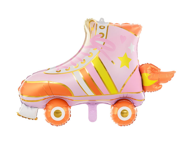 PartyDeco - Foil Balloon - Roller Skate, 74x51 cm