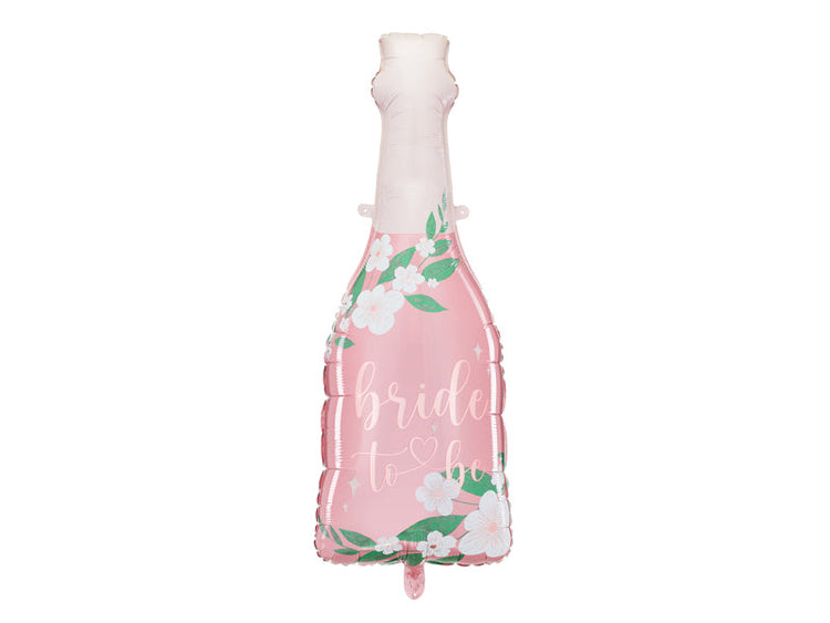 PartyDeco - Foil Balloon - Bottle Bride to Be, 49.5x108.5 cm