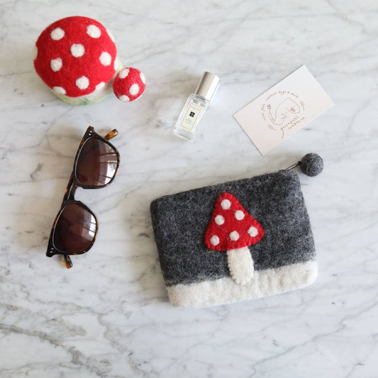 Deer Harbour Design - Felt Mushroom Ornament: Ornament