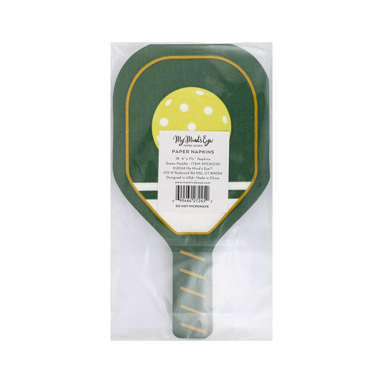 My Mind’s Eye - PCK1039 - Green Paddle Paper Dinner Napkin