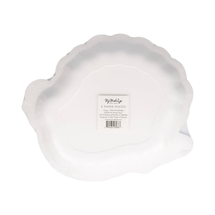 My Mind’s Eye - THK1240 - Turkey Shaped Plate - 10"