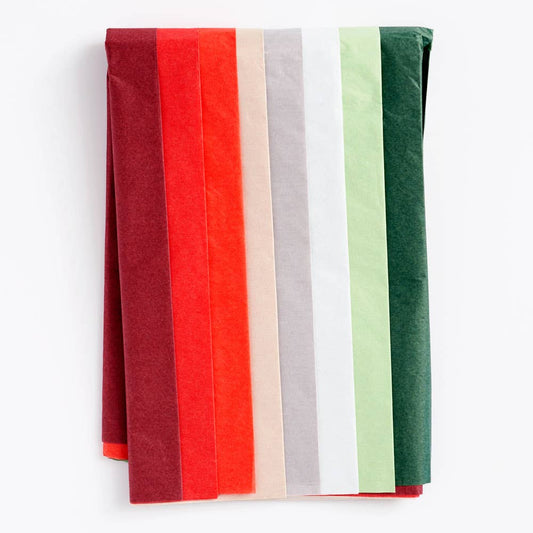 Holiday Colored Christmas Tissue Paper