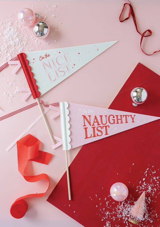 My Mind’s Eye - PLHB169 - Naughty Nice Felt Pennant Banners