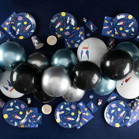 Outer Space Party Cups, Set of 8 Space Themed Paper Cups from My Little Day